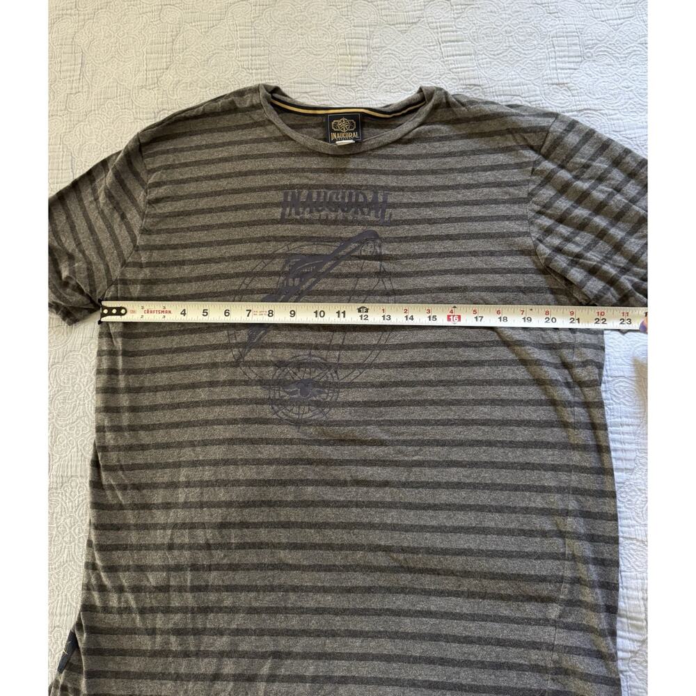 Disney Cruise Line DCL Wish Inaugural Sailing Gray Striped‎ T-Shirt Adult Large - Picture 7 of 9